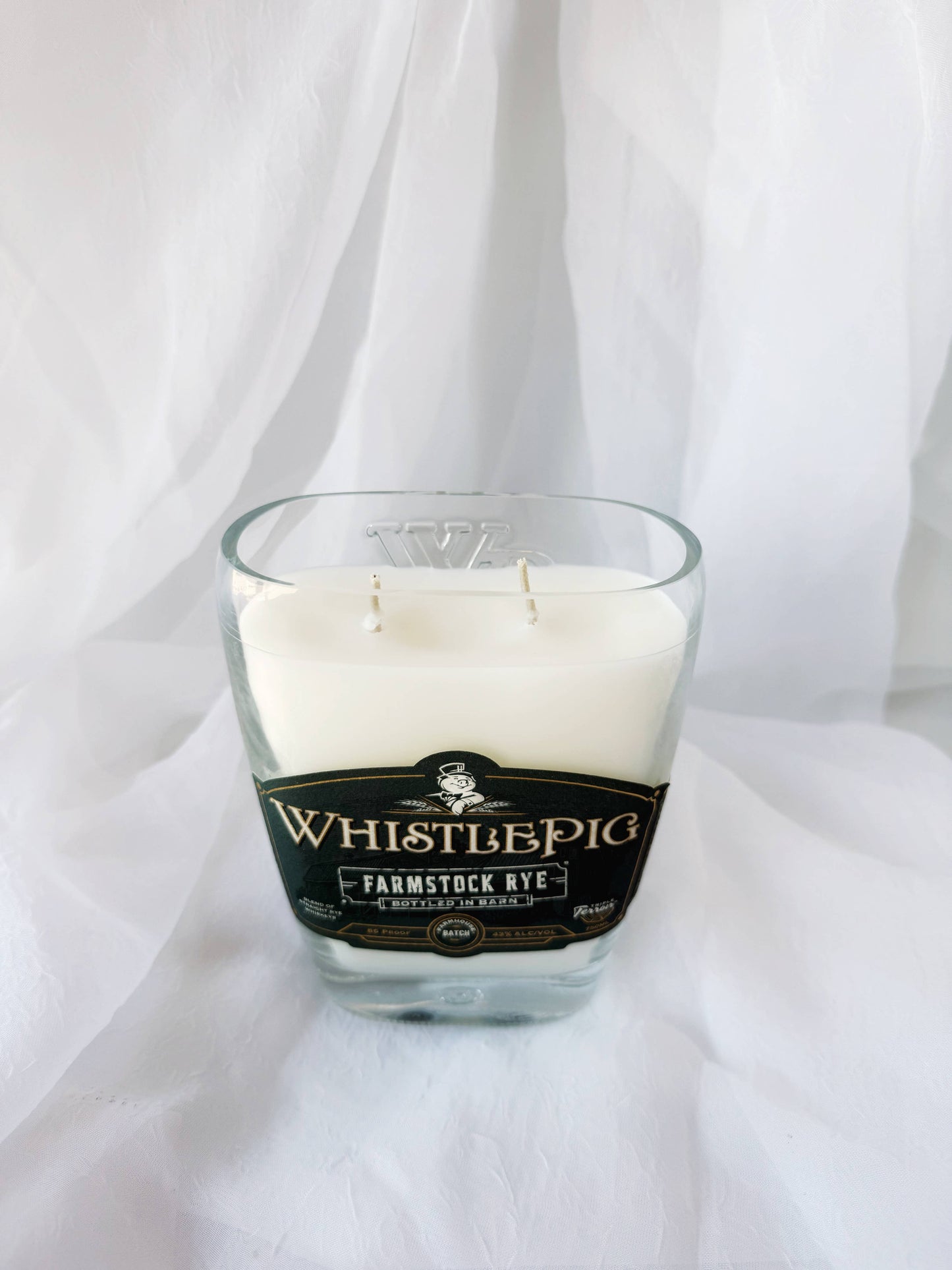 Recycled Whistle Pig Candle