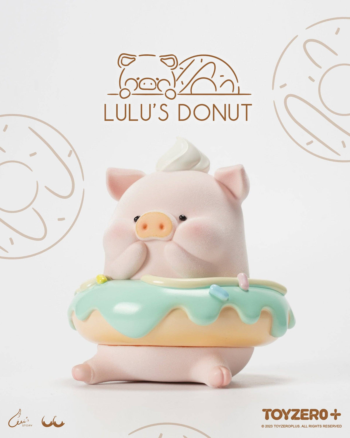 LULU THE PIGGY - XL DONUT (Trending)