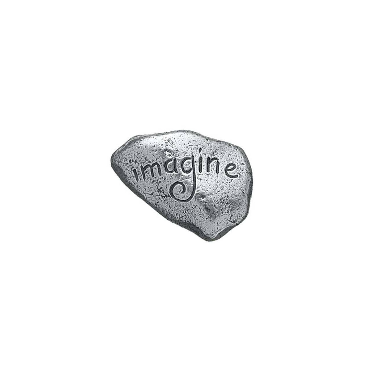 Imagine Pocket Stone | Pewter Keepsake Token | Pocket Gift
