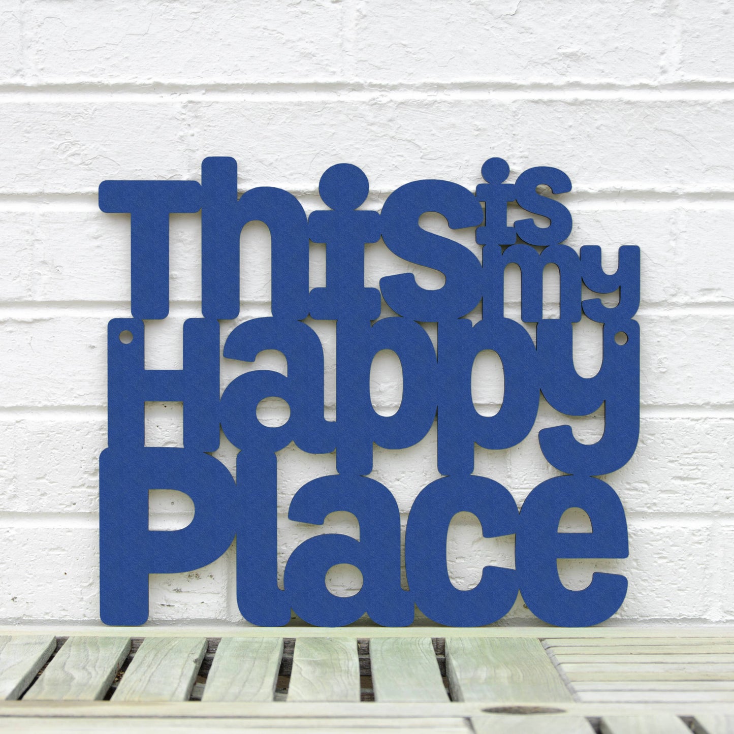 This Is My Happy Place Laser Cut Wood Wall Decor