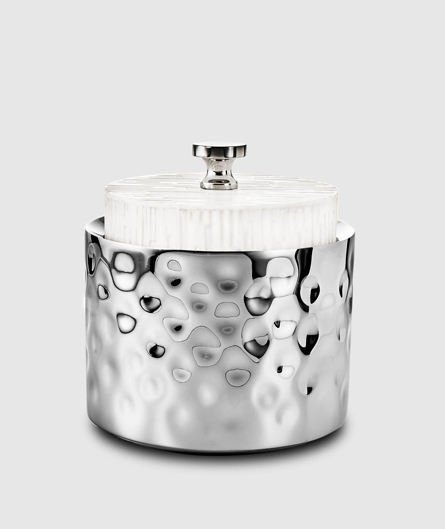 Glacier Ice Bucket w/White Resin