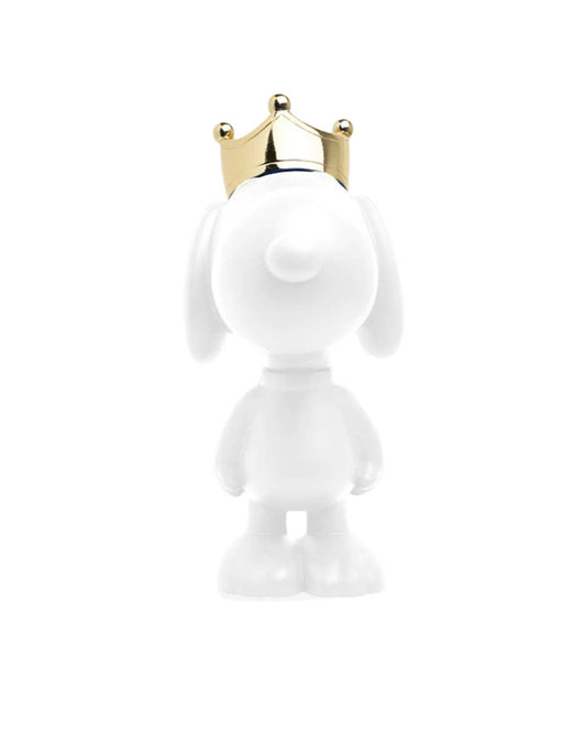 Snoopy Crown White & Gold