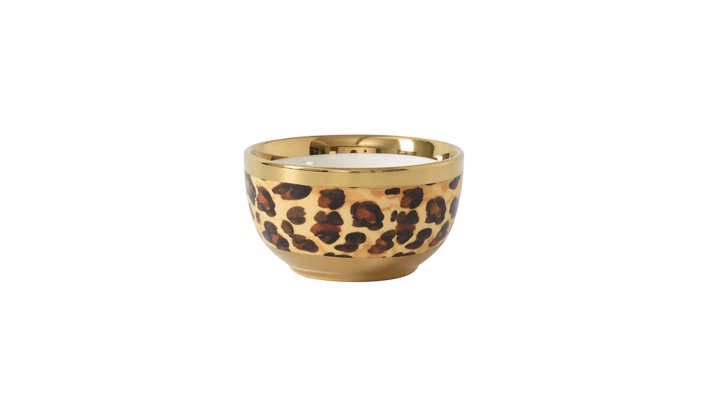 Leopard Snack Bowl in Porcelain