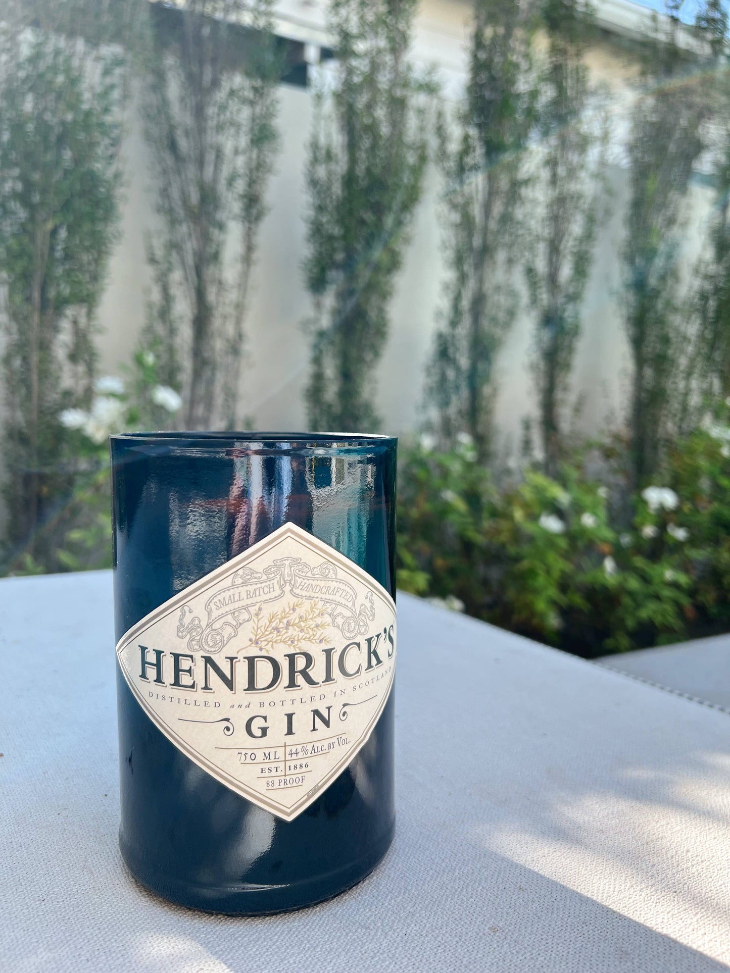 Recycled Hendricks Novelty Candle