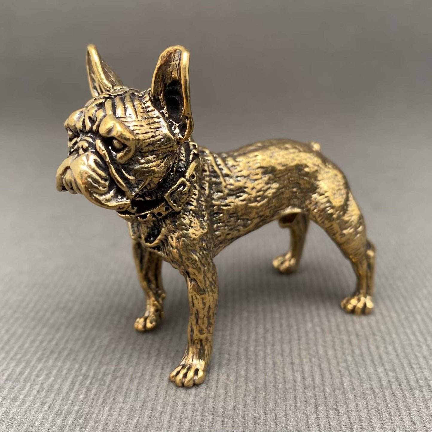 Brass Bulldog Decoration Desktop Ornaments