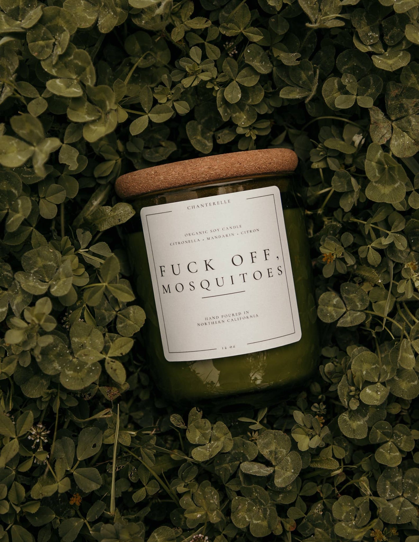 Fuck Off, Mosquitoes Organic Soy Candle 12 oz