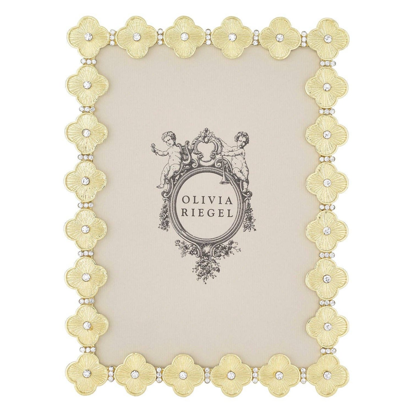 Clover Frame in Gold