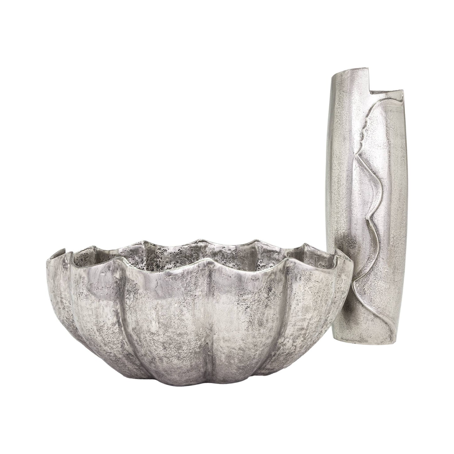 Silver Aluminum Bowl of Style (Very Large)