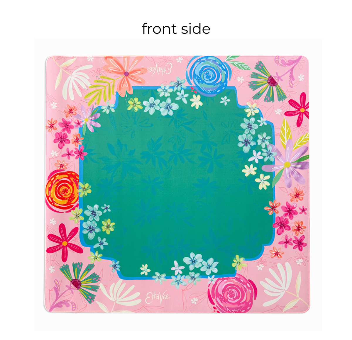 LIMITED EDITION - "Happy Fleurs" Double-Sided Mahjong Mat