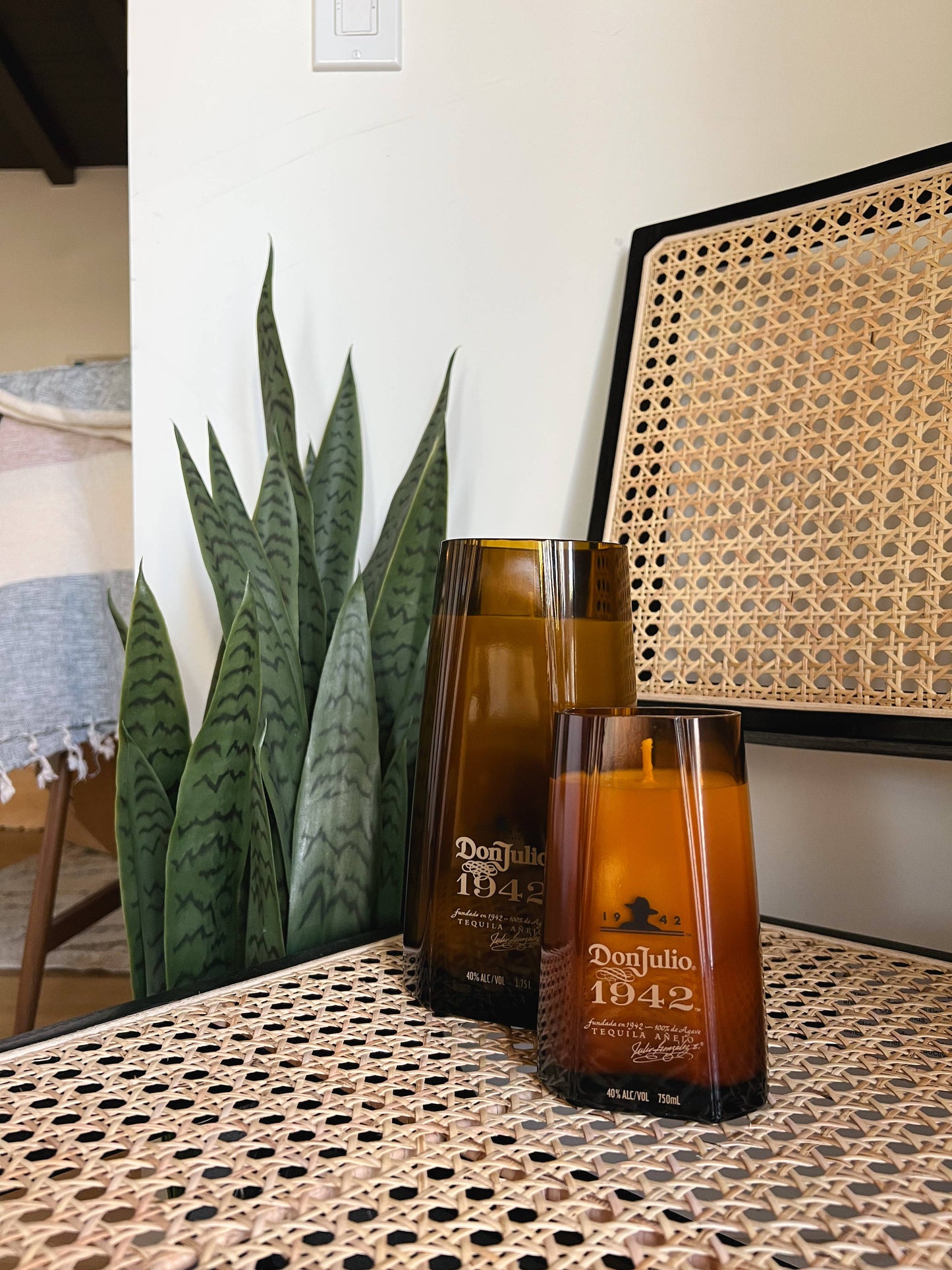 Recycled Don Julio 1942 Candle
