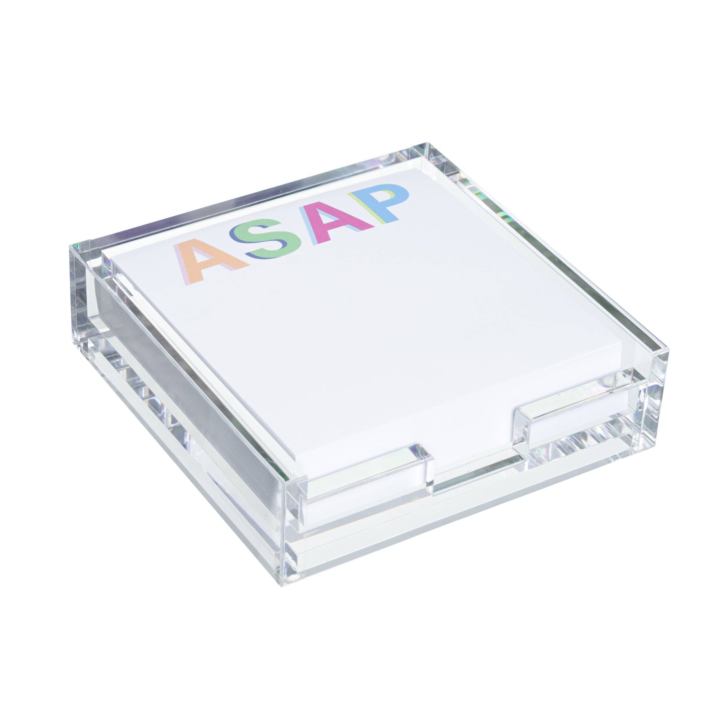 Acrylic Chubbie Notepad/Coaster/Napkin  Holder