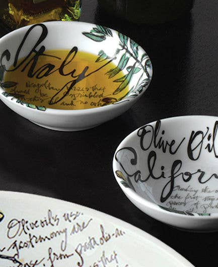 Porcelain Olive Oil Dipping Dish (Each)