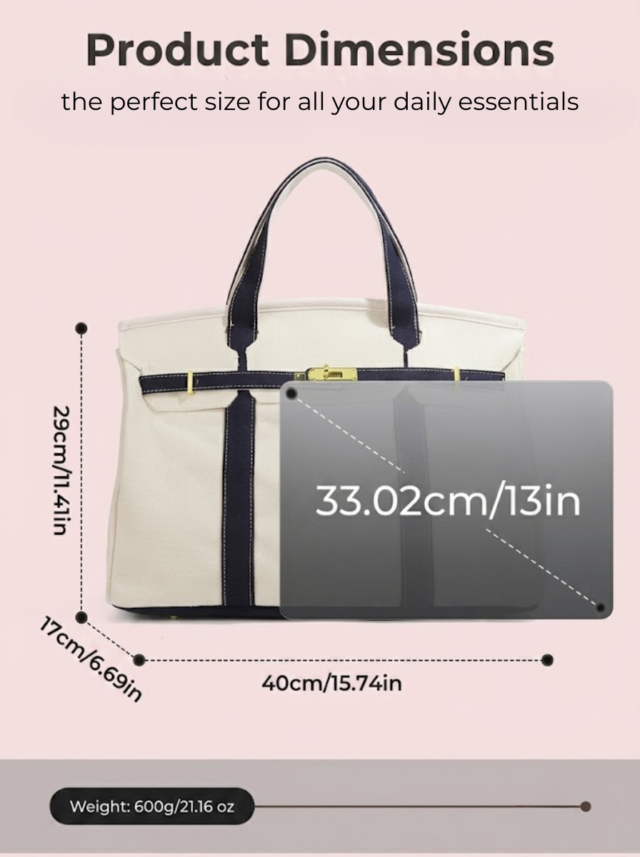 Canvas Weekender Boat Tote