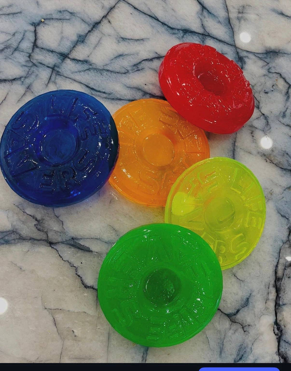 Lifesavers Resin Art