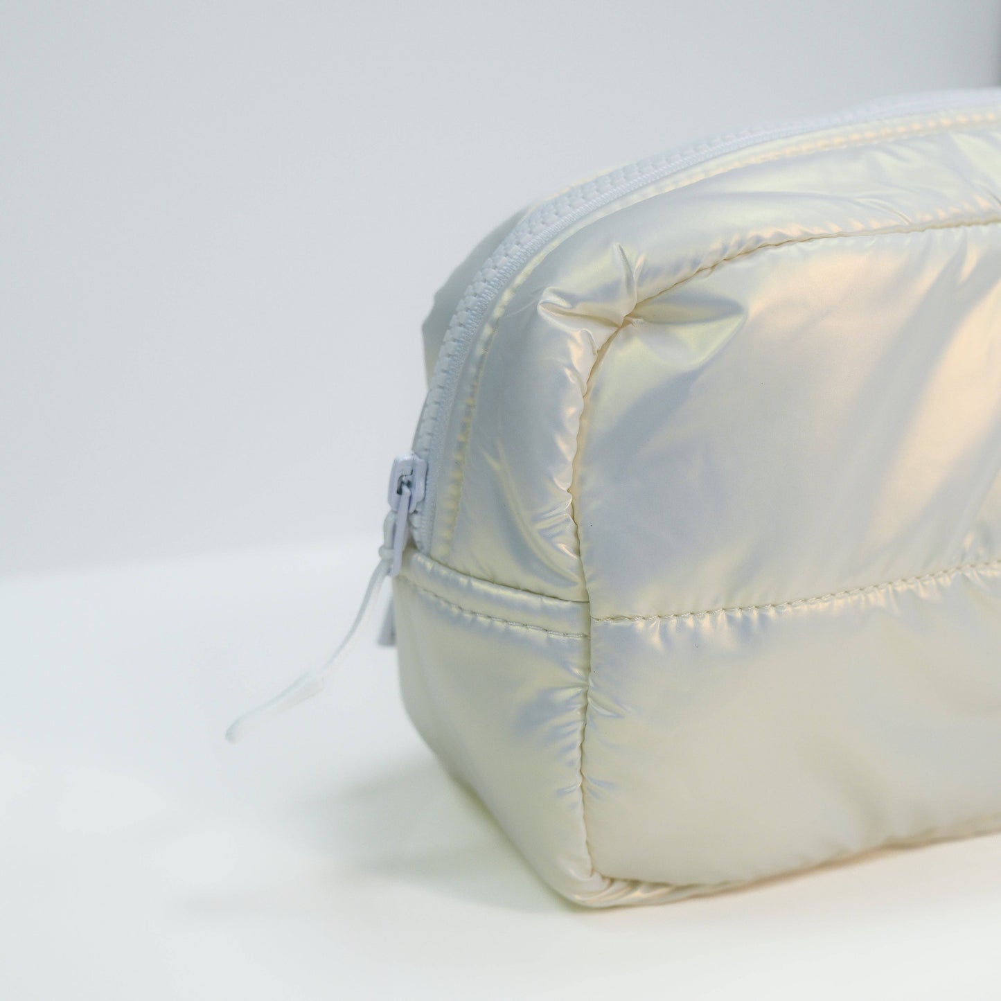 Rack It Up Metallic White Bag