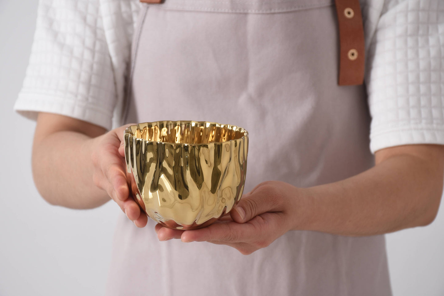 Gold Snack Bowl
