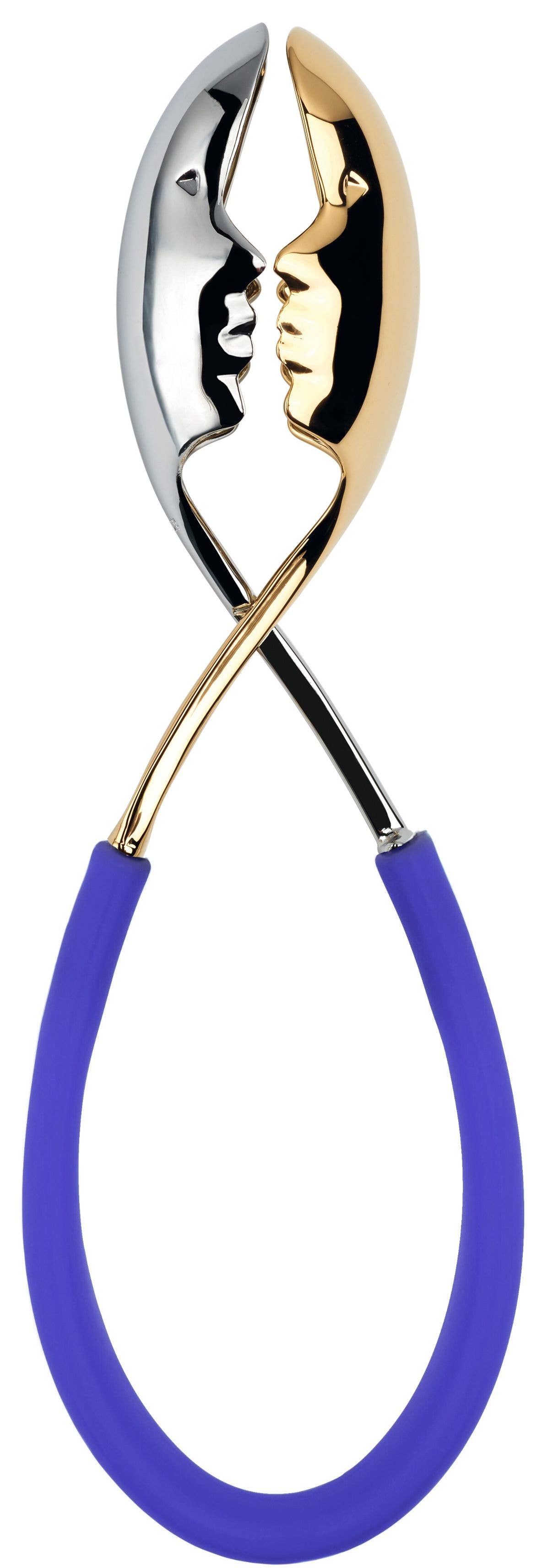 Kiss - Salad Tongs - 24 K Gold