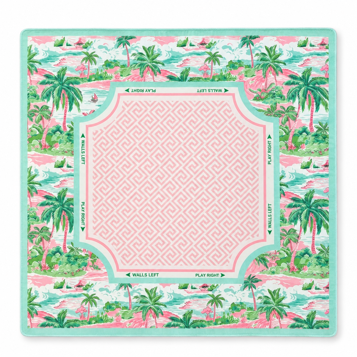 Palm Resort Mahjong Complete Set - Tile Set & Playing Mat