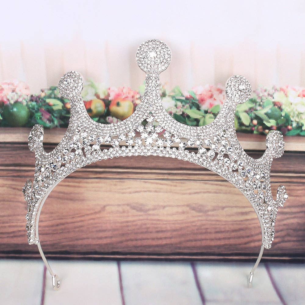 Crown Rhinestone Bride Headband