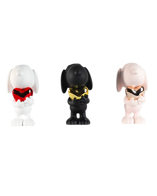 Set of 3 Snoopy Heart - LD Studio - Multi - 4 in
