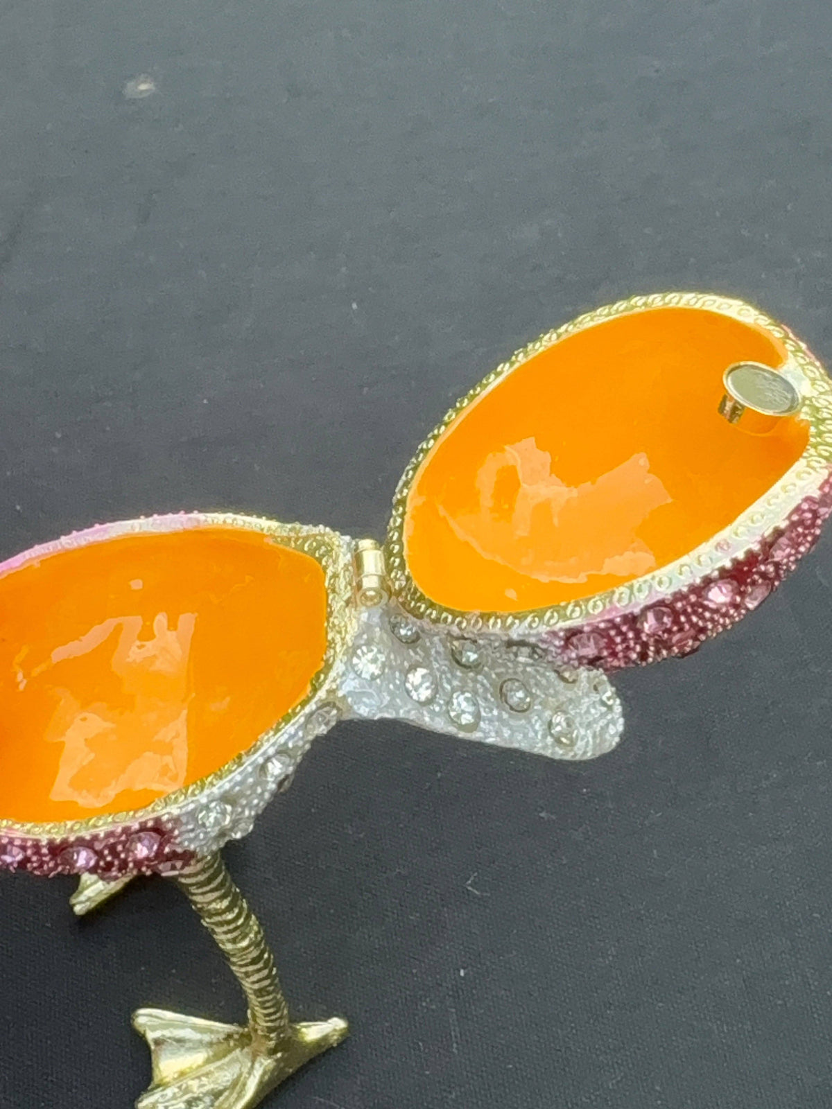 Enamel Crystal Ring Boxes