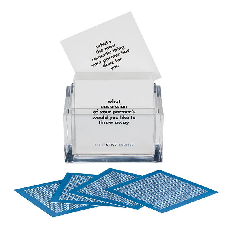TABLETOPICS COUPLES - Conversation Starters for Deeper Conversations