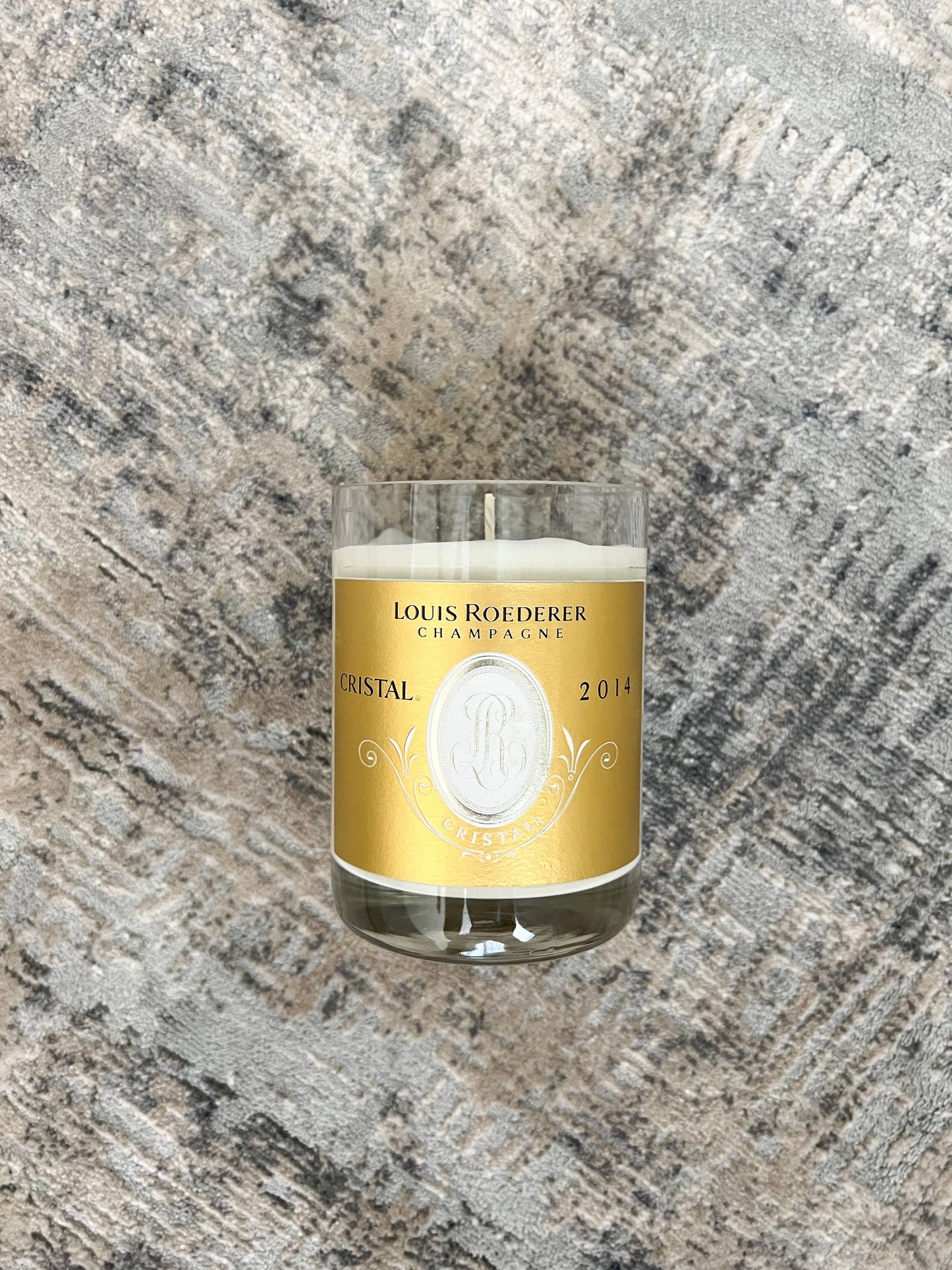 Recycled Cristal Candle