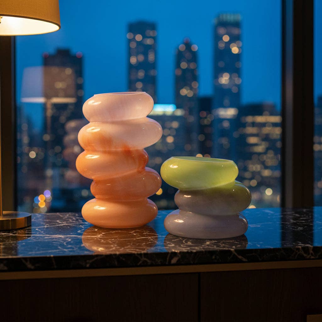 Swirl Glass Vase