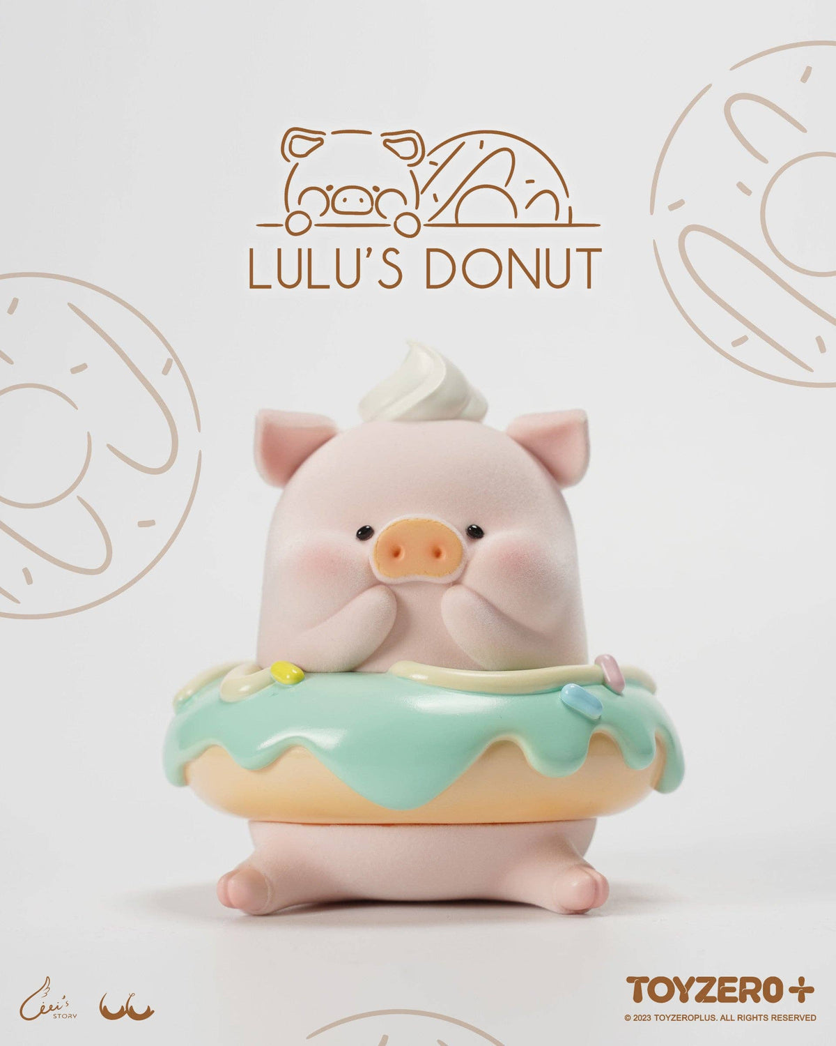 LULU THE PIGGY - XL DONUT (Trending)