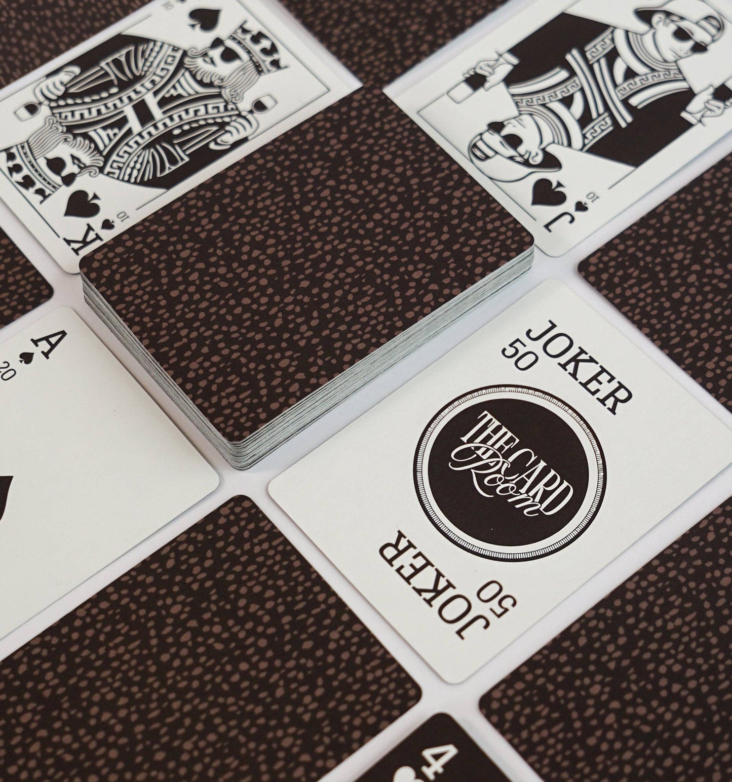 Espresso Brown Canasta Cards with Points