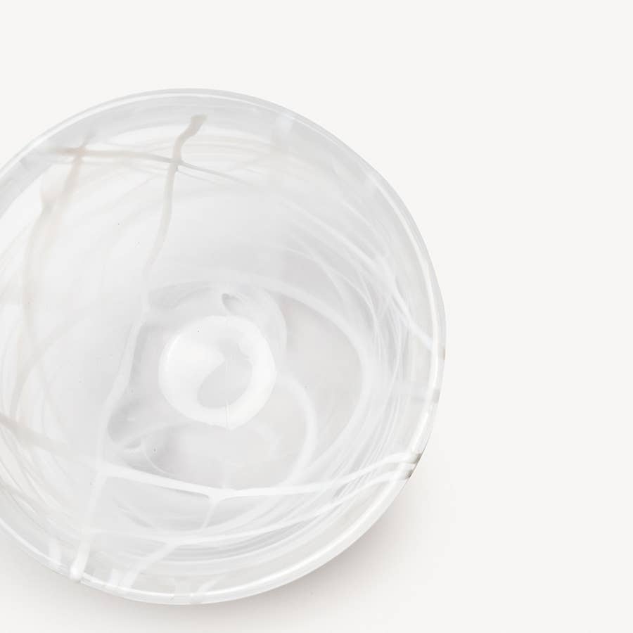 Contrast Bowl White/White Small