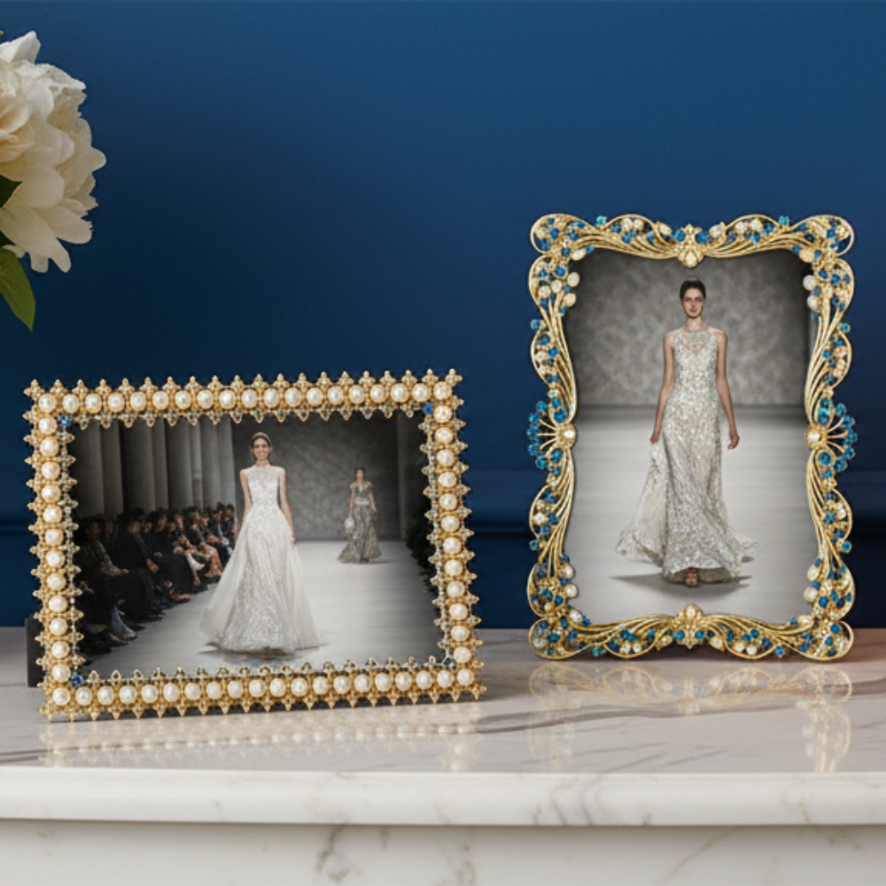 Crystal & Pearl Frame | Photo Frame | Picture Frame |