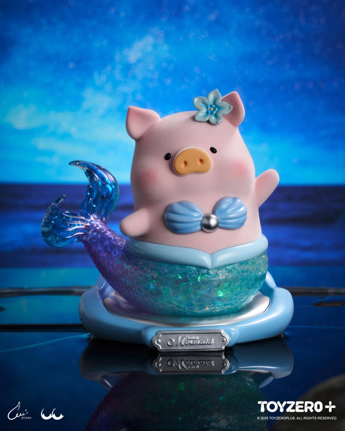 LuLu the Piggy - XL Mermaid (Azure)(Very Limited Edition)
